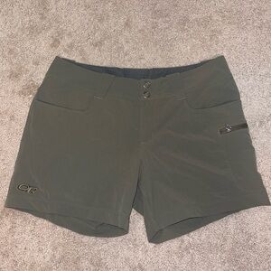 Outdoor Research Women's Olive Shorts